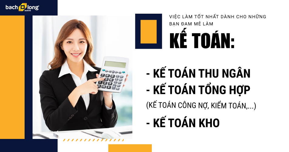 Tuyển dụng những vị trí Kế toán